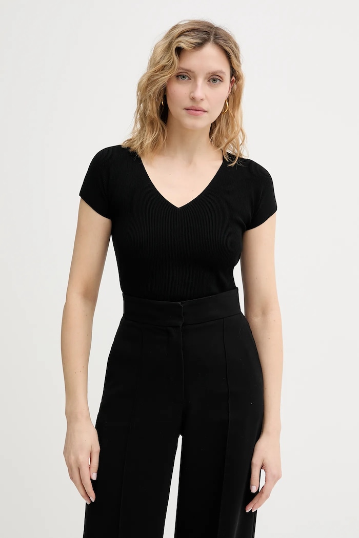 Marella t-shirt ORAFO sima fekete 2613361191200