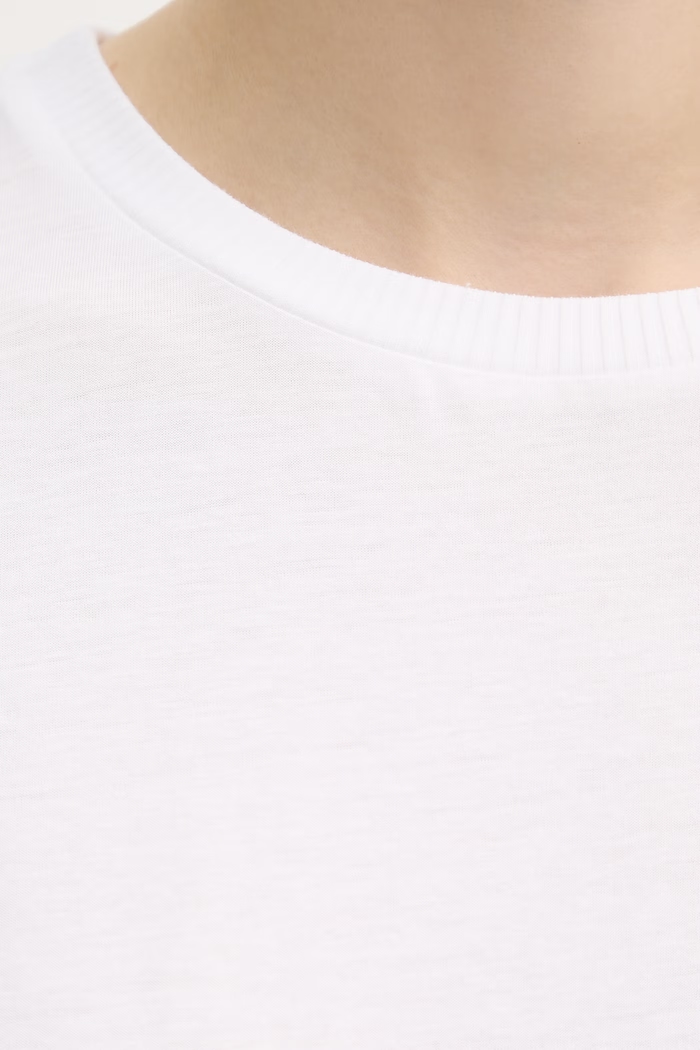 Marella t-shirt bawełniany VISTA 2613971011200 biały