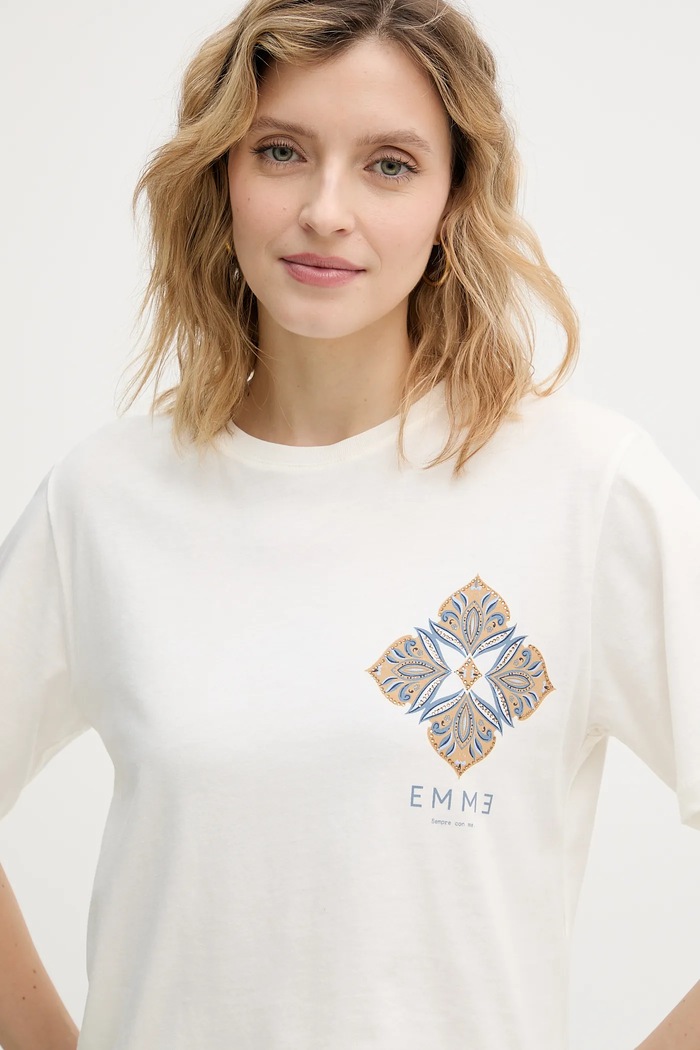Marella pamut póló Emme by Marella bézs 2615971071200