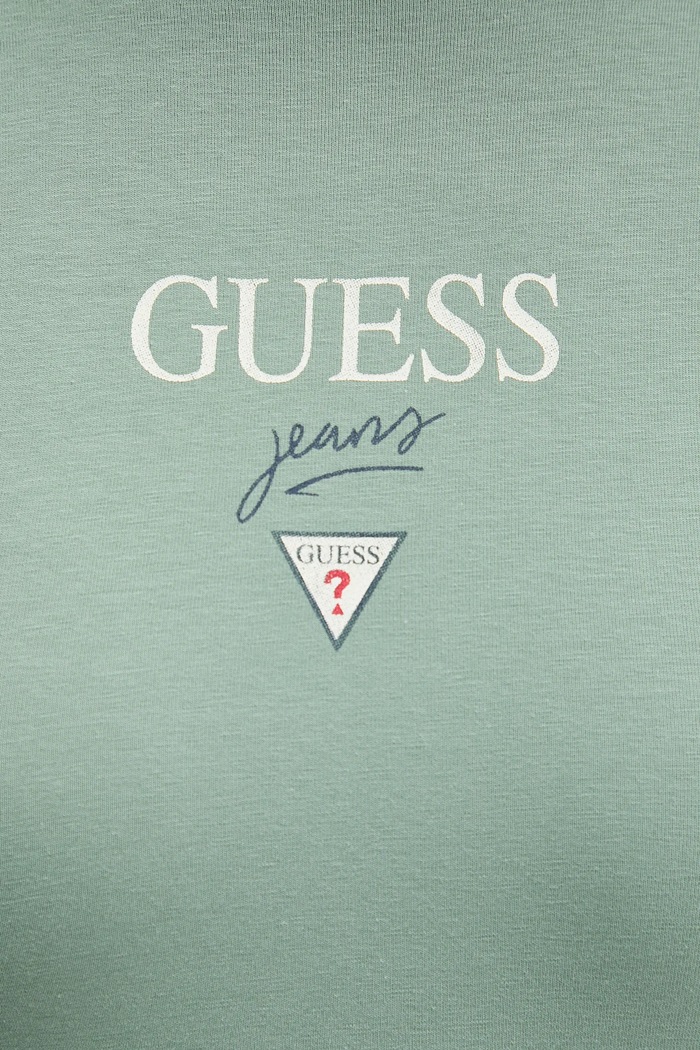 Guess Jeans tričko dámske s bavlnou W6RI15.J1314 zelená