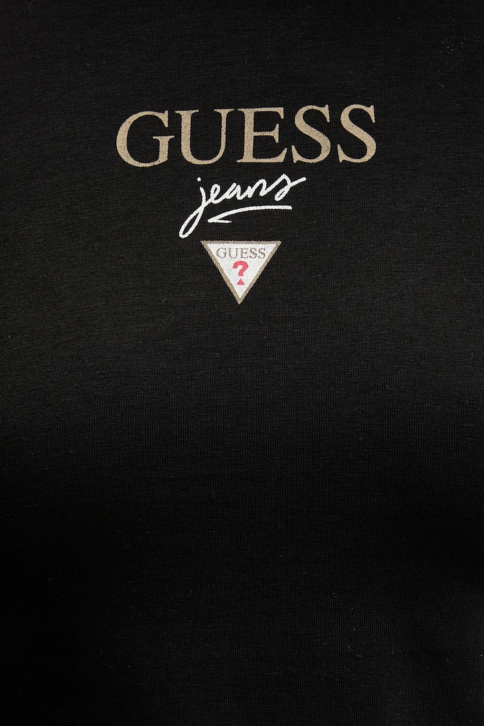 Guess Jeans tričko dámske s bavlnou W6RI15.J1314 čierna