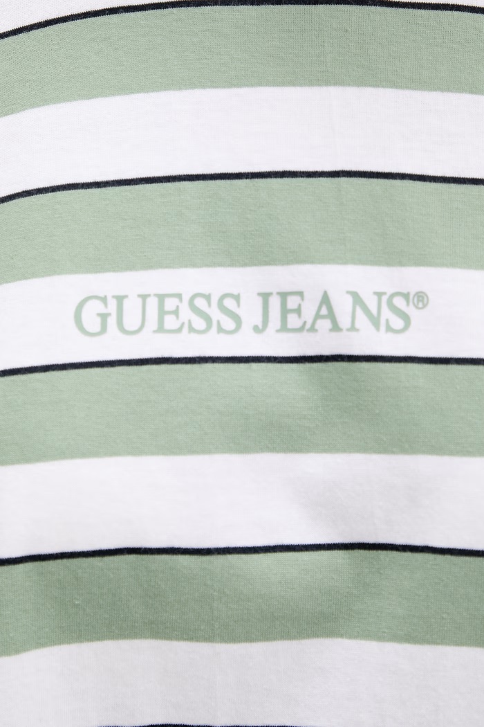 Памучна тениска Guess Jeans W6RI19.K8HM0 зелен