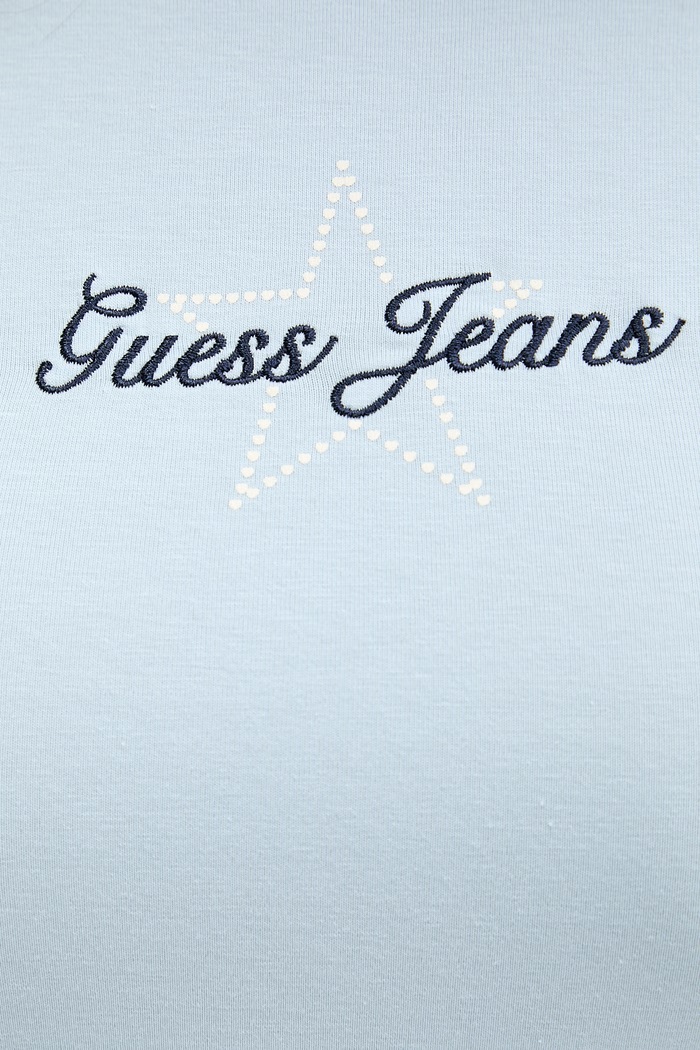 Tričko Guess Jeans W6RI21.J1314 modrá
