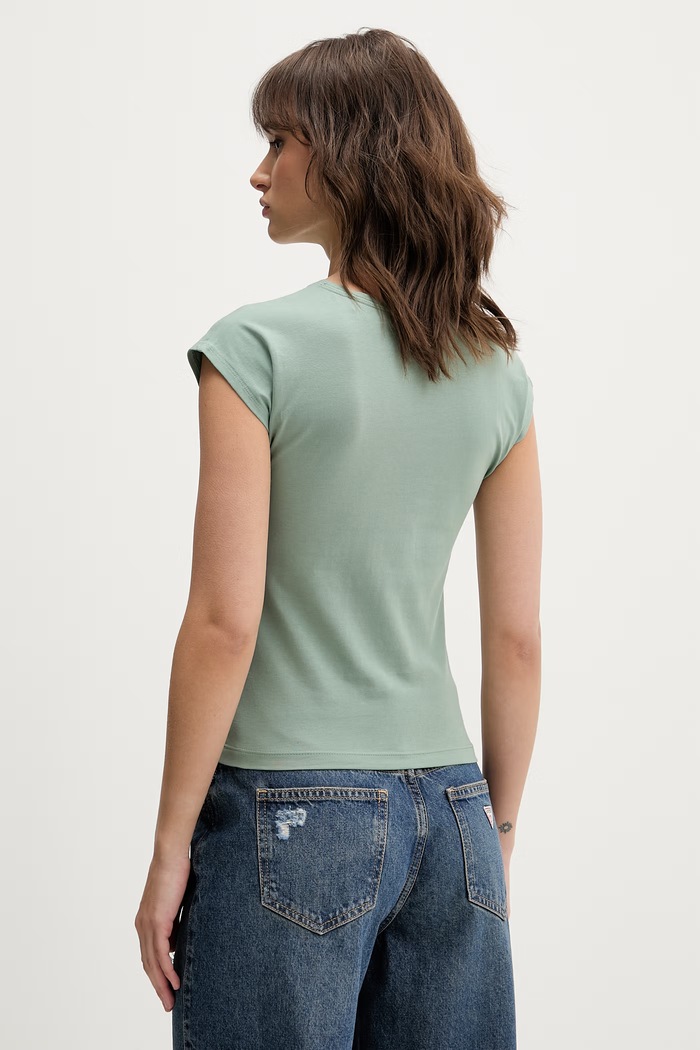 Îmbrăcăminte Guess Jeans tricou W6RI21.J1314 verde