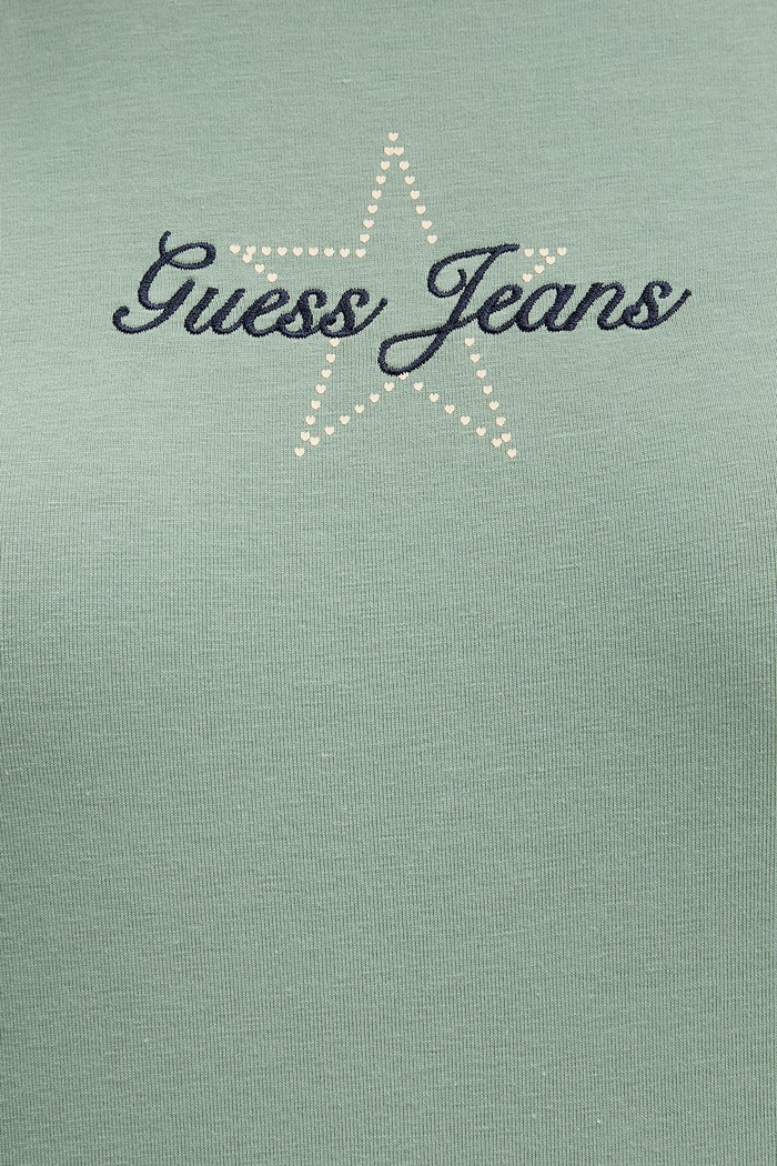 Guess Jeans tricou W6RI21.J1314 verde