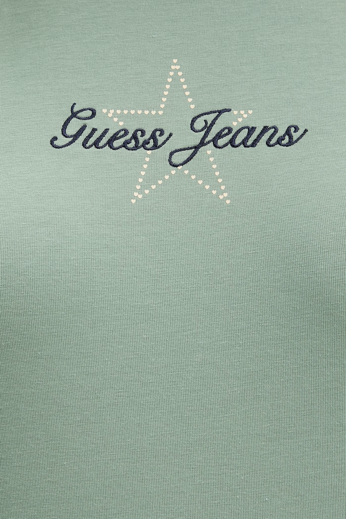 Guess Jeans tricou W6RI21.J1314 verde