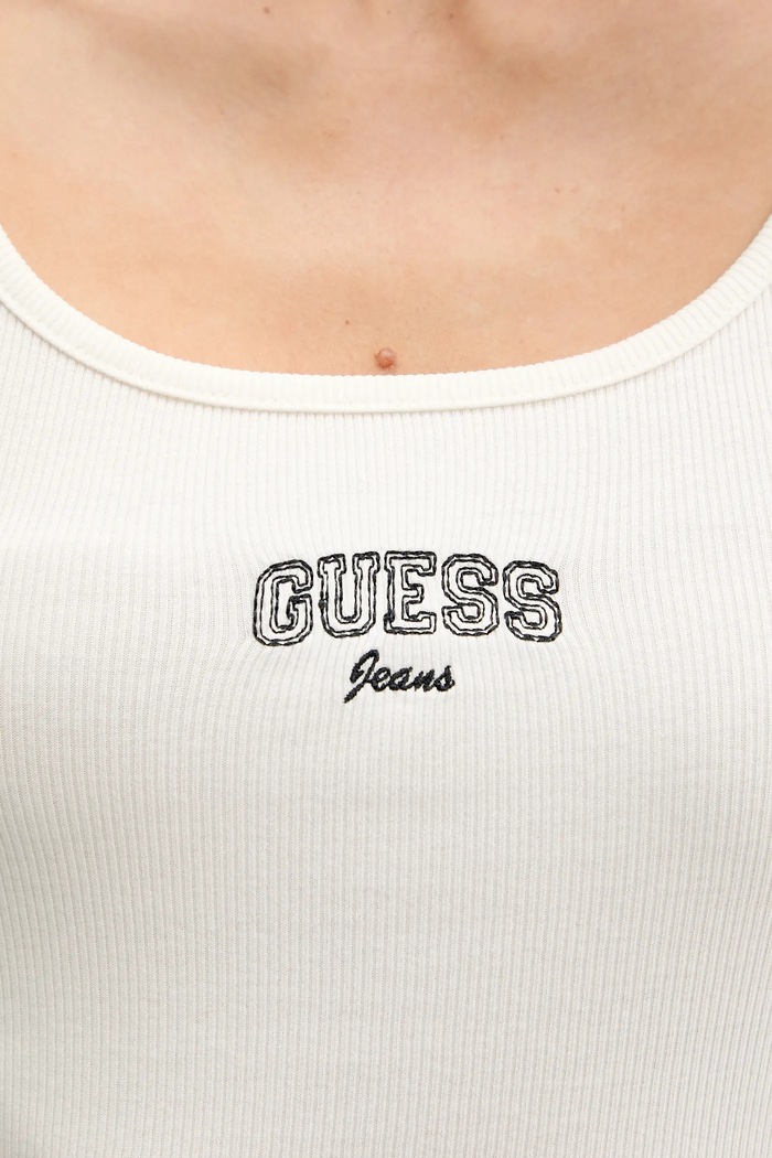 Guess Jeans top W6RP20.KA0H1 beżowy