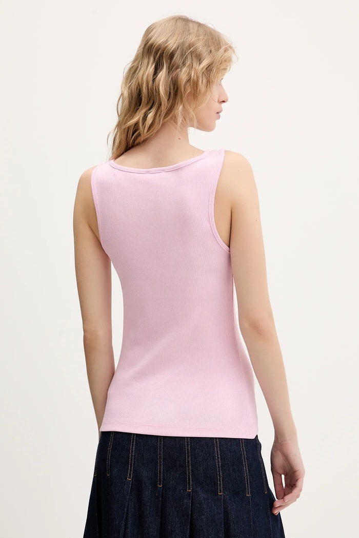 Oblečenie Top Guess Jeans W6RP20.KA0H1 ružová