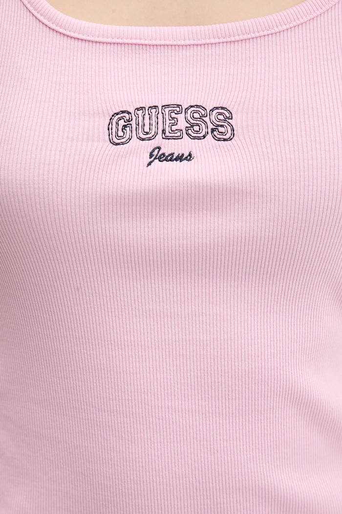 Top Guess Jeans W6RP20.KA0H1 ružová