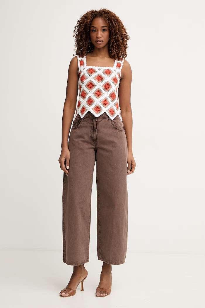 Marella топ для женщин с хлопком Emme by Marella 2615361042200 белый SS26