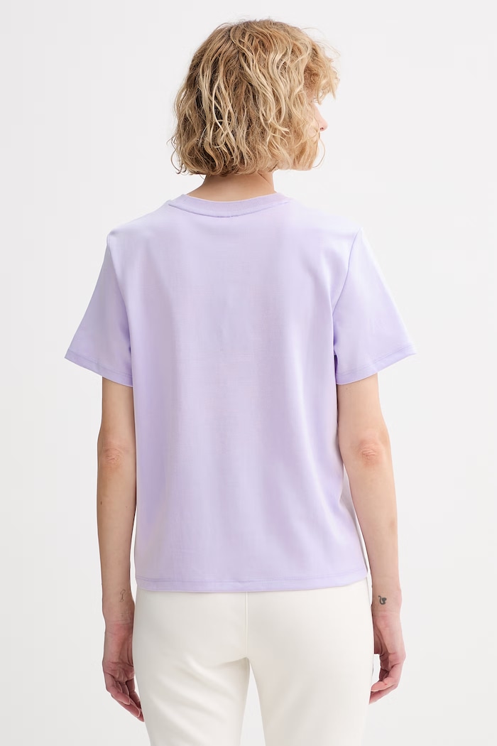 Oblečenie Calvin Klein tričko dámske bavlnené LV044D202G fialová
