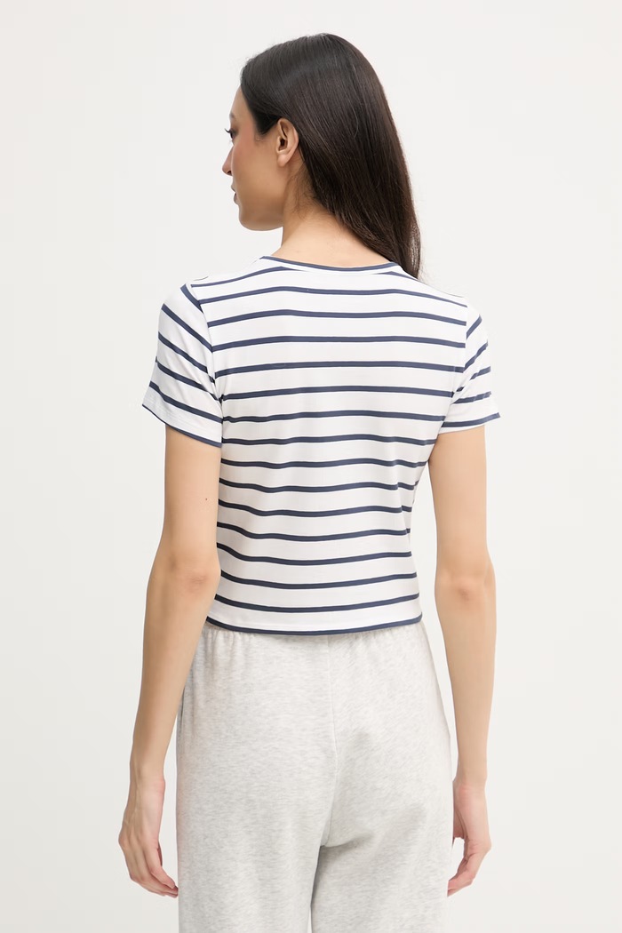 Oblečenie Calvin Klein Underwear tričko dámske s bavlnou LV00QS7649 biela