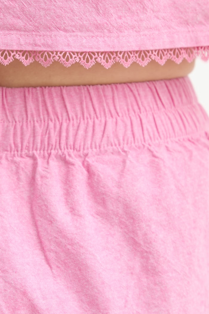 American Vintage crop top γυναικείο βαμβακερό FEO07A ροζ