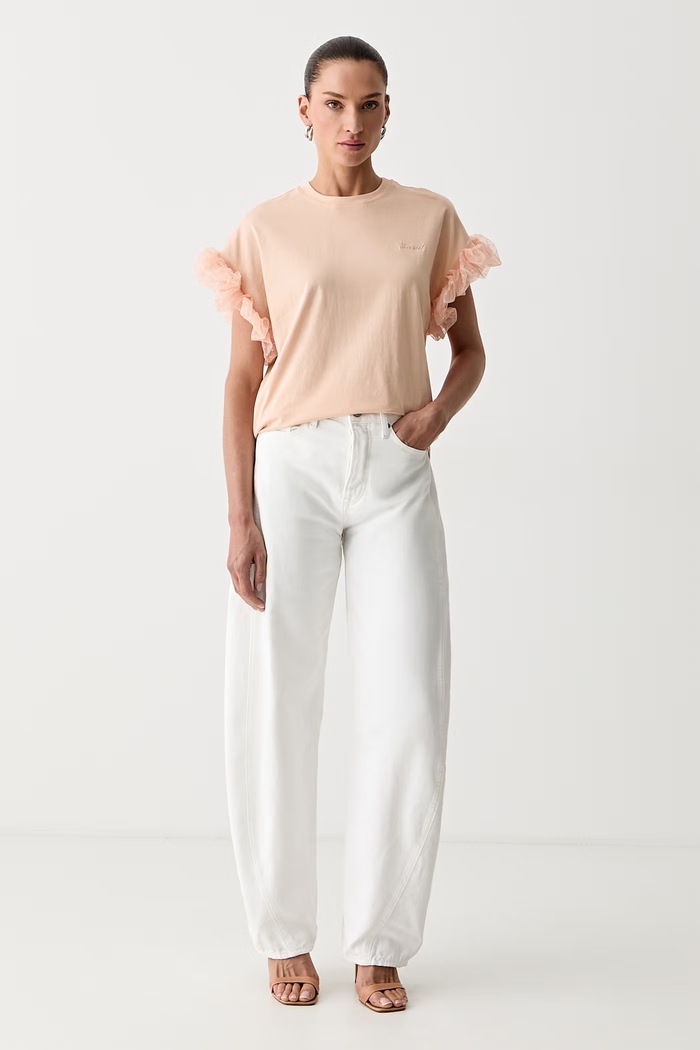 Twinset t-shirt női 261TP204A narancssárga SS26