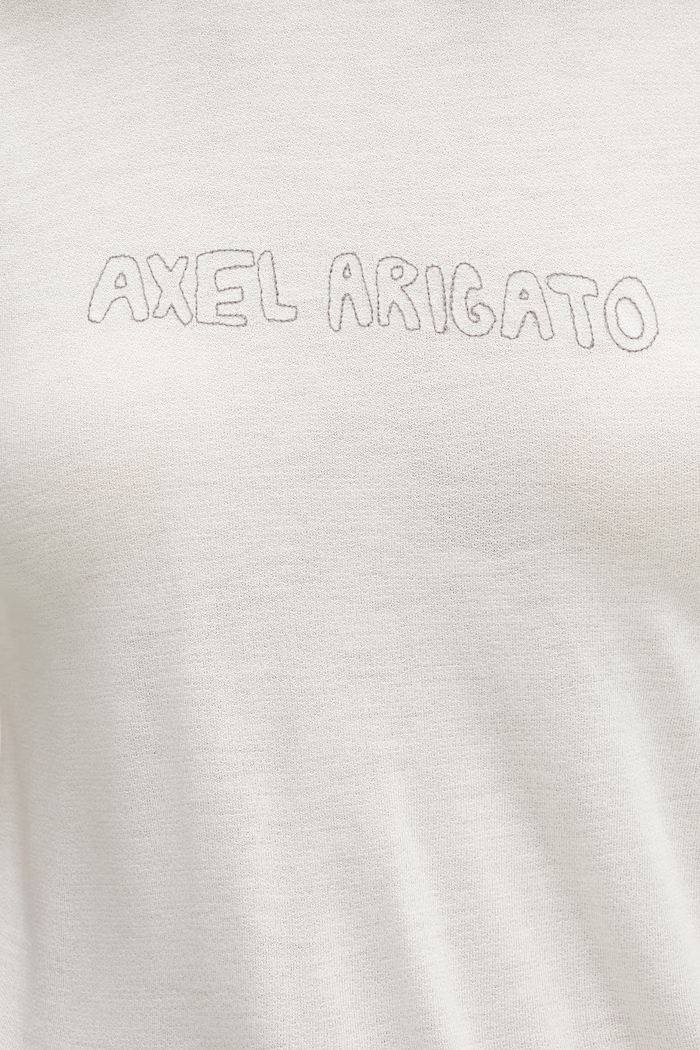 Axel Arigato t-shirt Arigato Sheer Top biały A3826002
