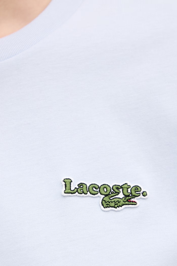 Lacoste Κροπ τοπ Γυναικείο βαμβακερό TF7605 μπλε