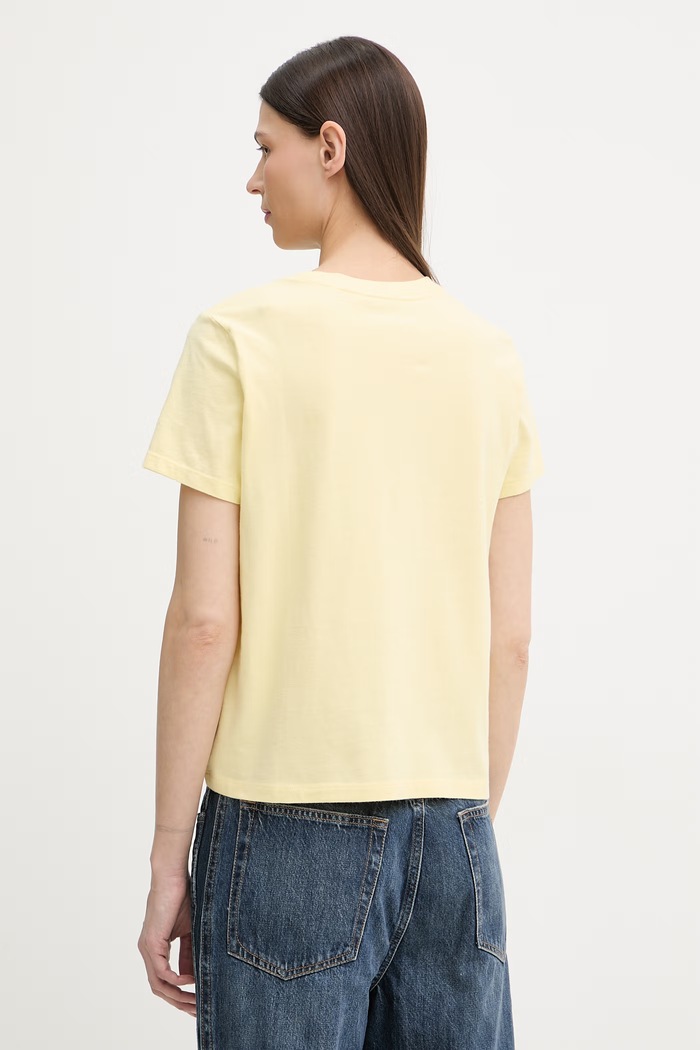 Oblečenie Levi's basic tričko dámske bavlnené T2 PERFECT 005J2 žltá