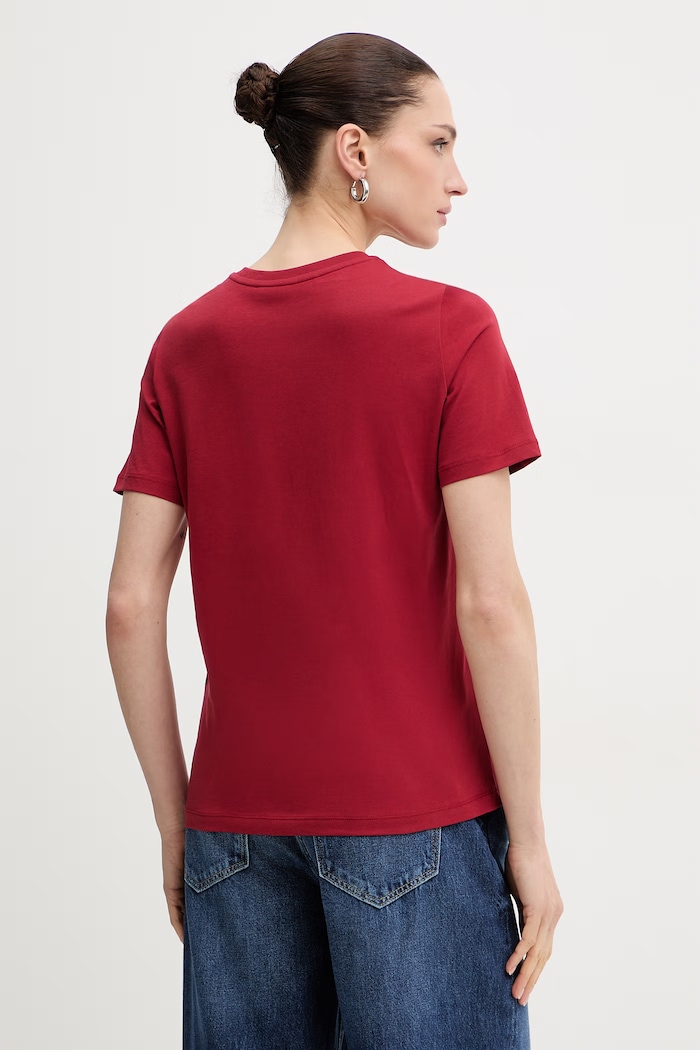 Îmbrăcăminte Trussardi tricou din bumbac G1156000243N burgundia