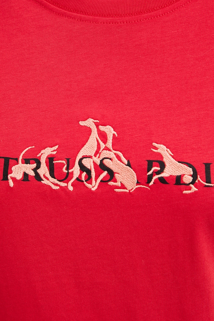 Trussardi tricou din bumbac G1336000245N rosu