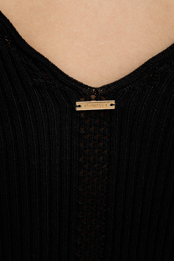 Twinset top dámsky 261TT3122 čierna