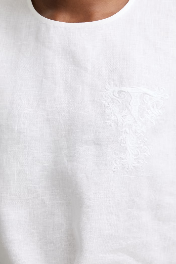 Twinset top pentru femei, din in 261TT2303 alb