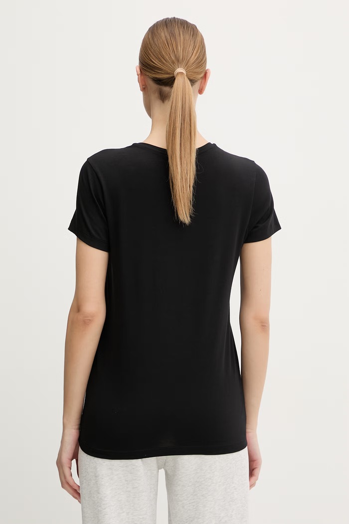 Emporio Armani Underwear t-shirt damski z bawełną EW000408.AF19026 czarny SS26