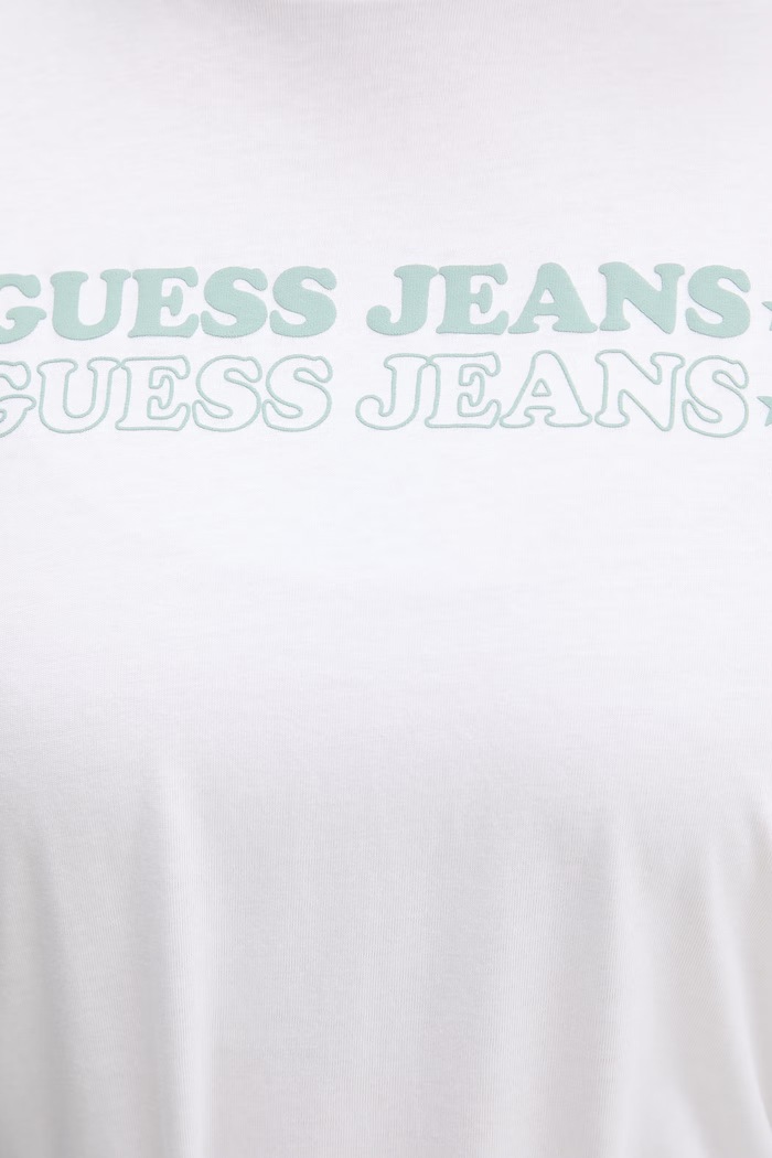 Guess Jeans T-shirt γυναικείο βαμβακερό W6GI04.K8HM0 λευκό