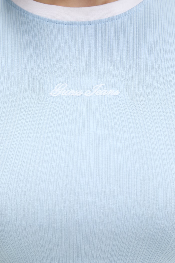 Guess Jeans T-shirt γυναικείο W6GPA9.KF641 μπλε