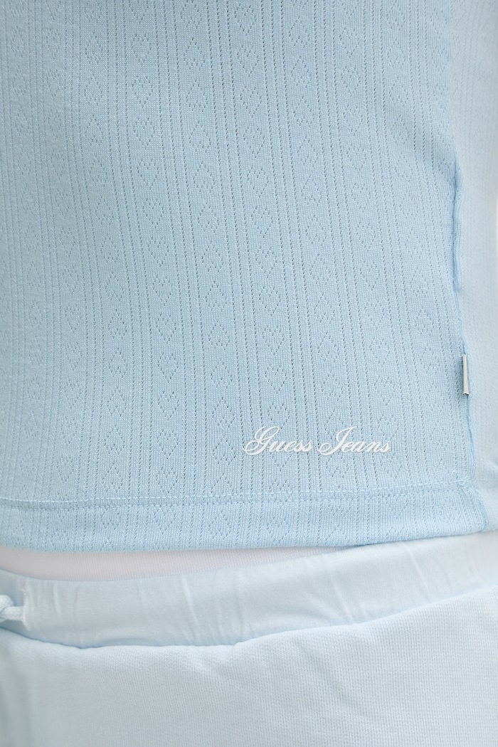 Guess Jeans top dámsky W6GPB5.KG372 modrá