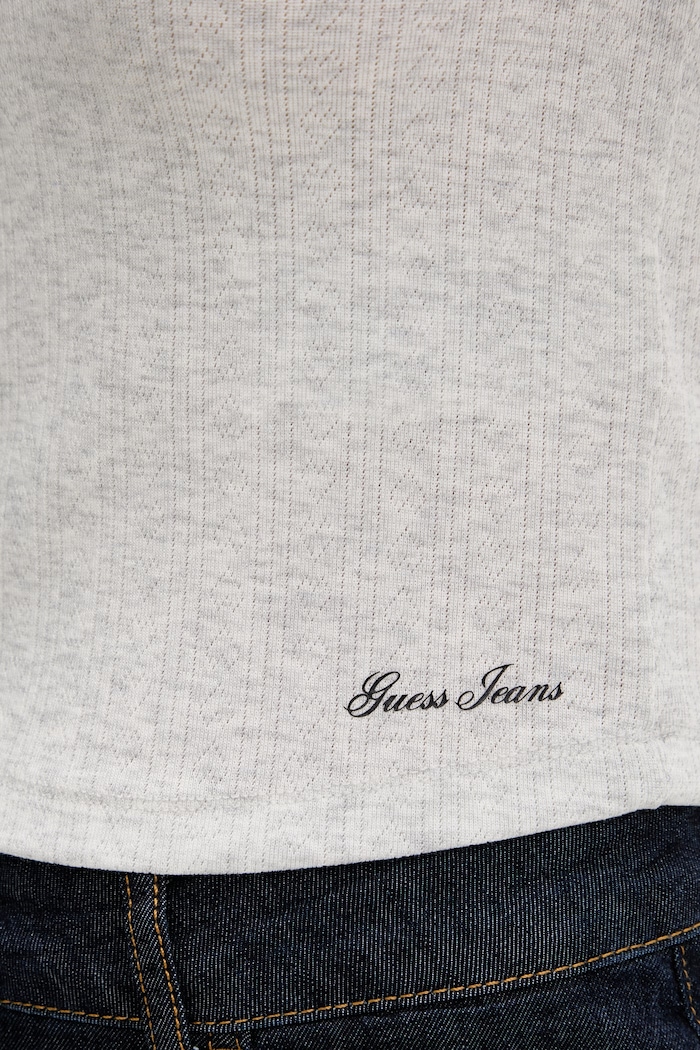 Guess Jeans tričko dámske W6GPB6.KG372 sivá