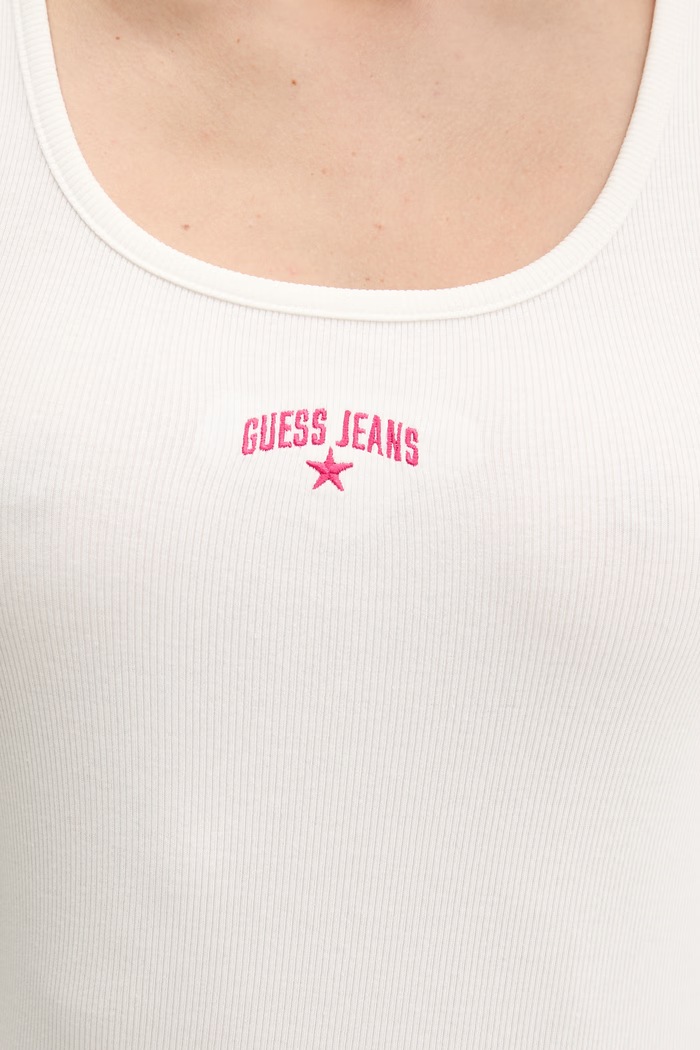 Guess Jeans топ женски W6GPZ2.KA0H1 бежов