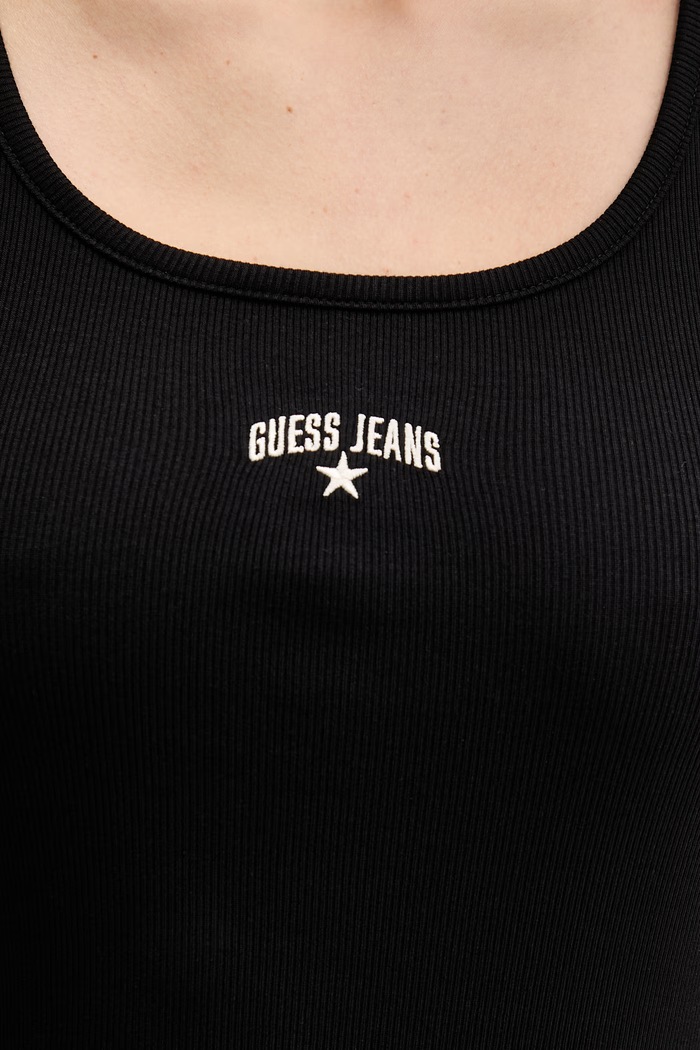 Guess Jeans Τοπ γυναικείο W6GPZ2.KA0H1 μαύρο