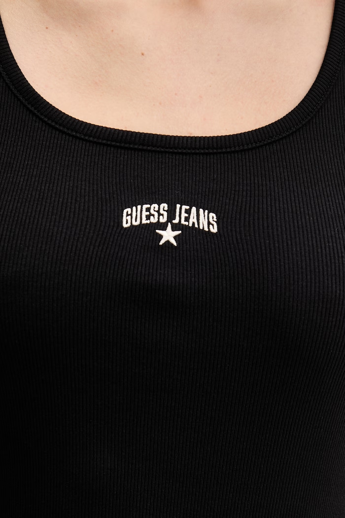 Guess Jeans Τοπ γυναικείο W6GPZ2.KA0H1 μαύρο