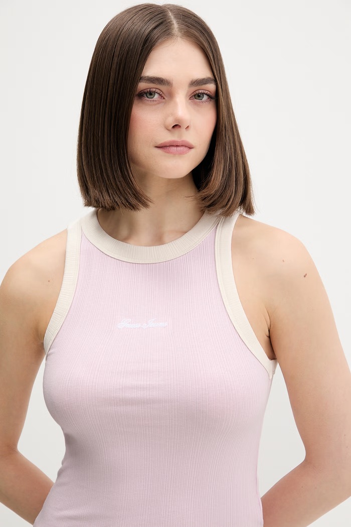 Guess Jeans Póló top női rózsaszín W6GPZ8.KF641
