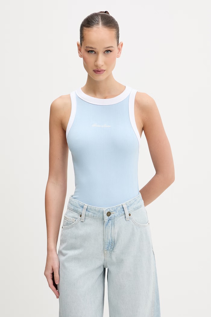 Guess Jeans женски топ син W6GPZ8.KF641