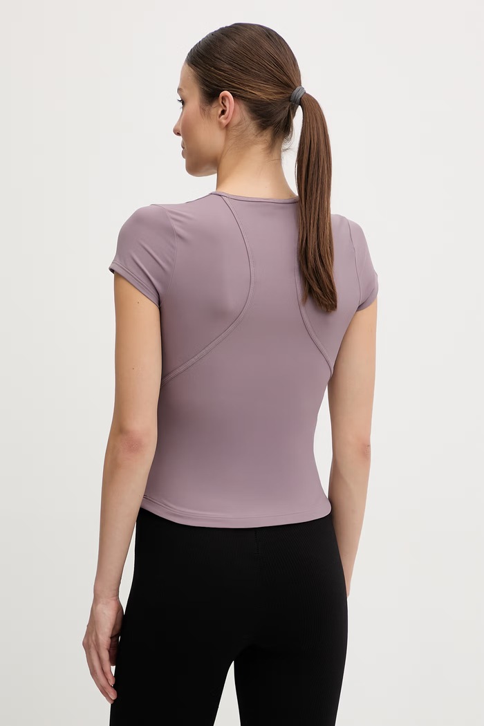 Oblečenie adidas by Stella McCartney dámske tréningové tričko JY8139 fialová