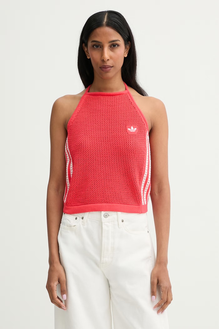 adidas Originals top damski czerwony KC6483
