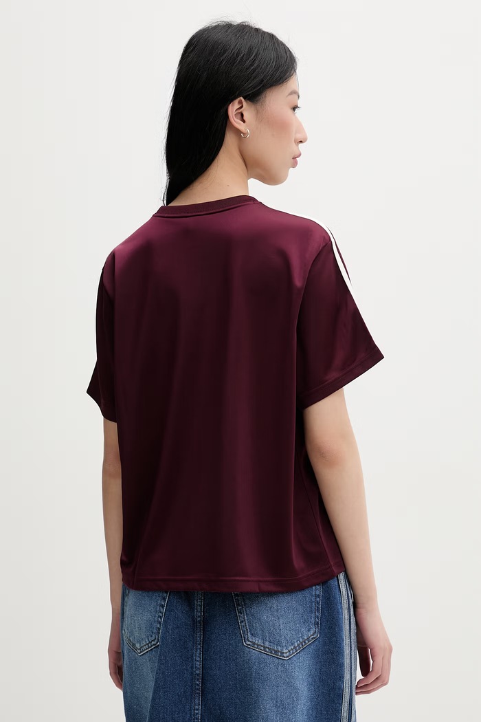 Oblečenie adidas Originals tričko dámske KD1349 burgundské