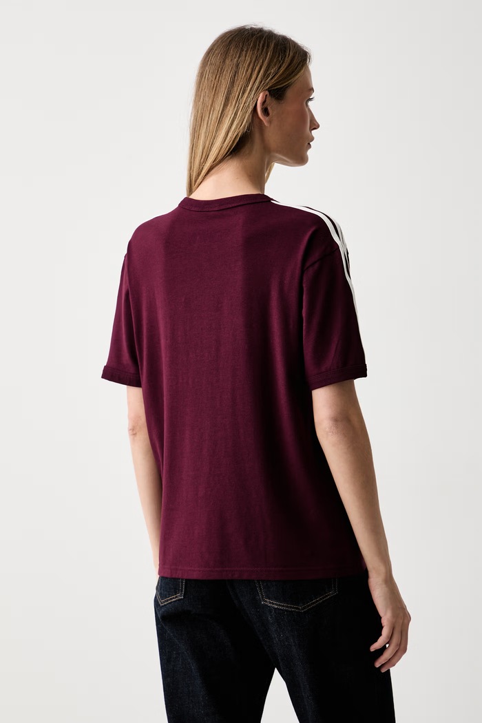 Ρούχα adidas Originals τοπ γυναικείο KD3710 μπορντό
