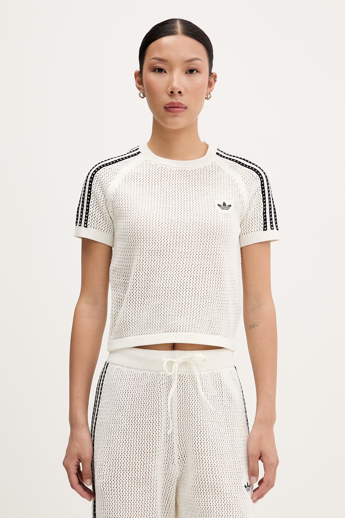 adidas Originals crop top dámsky béžová KE0200