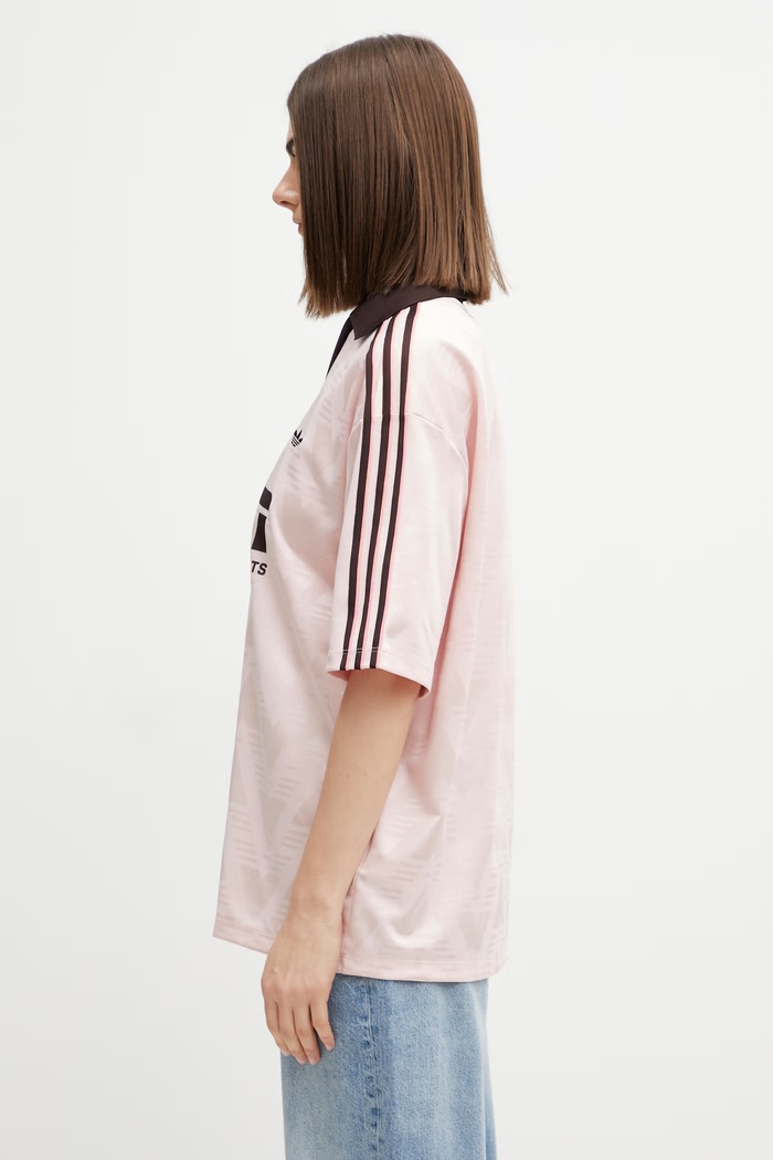 adidas Originals t-shirt oversize damski KG3611 różowy SS26