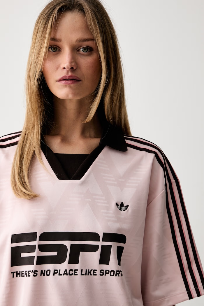 adidas Originals maglietta oversize da donna rosa KG3611