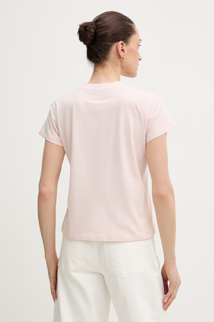 Îmbrăcăminte MM6 Maison Margiela tricou din bumbac S52GC0326.M20170.231 roz