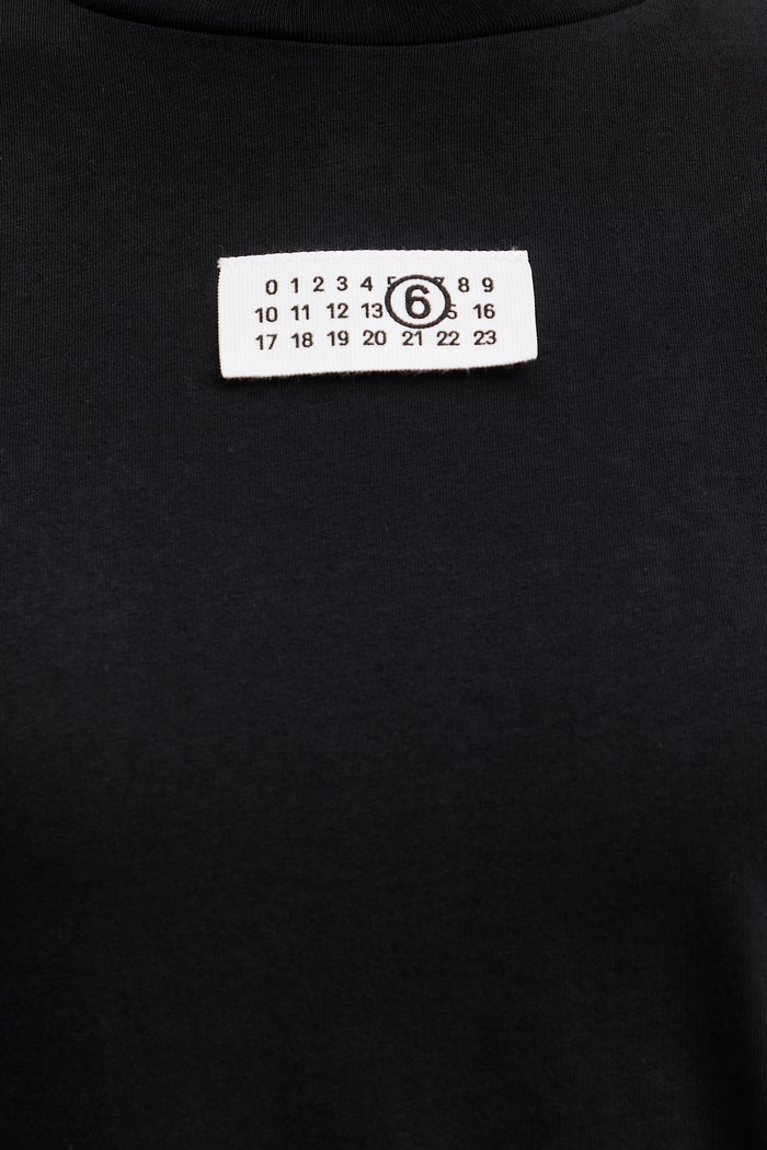 MM6 Maison Margiela t-shirt bawełniany S52GC0327.M20170 czarny