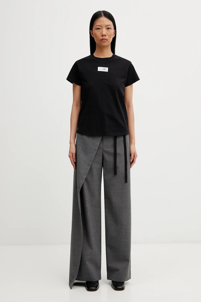 Bavlnené tričko MM6 Maison Margiela S52GC0327.M20170 čierna