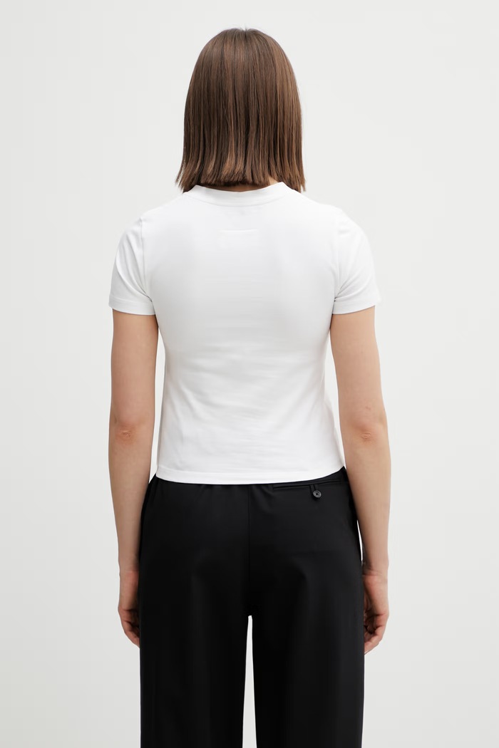 Oblečenie Tričko MM6 Maison Margiela S52GC0360.M20185.100 biela