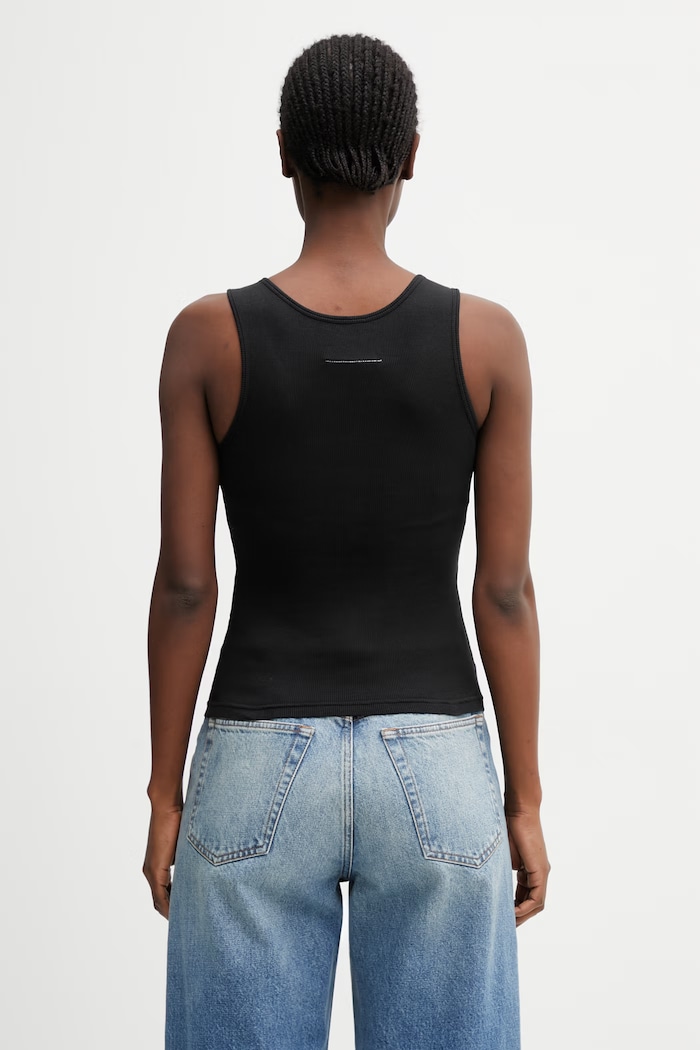 Oblečenie MM6 Maison Margiela top dámsky S52NL0075.M20054.900 čierna