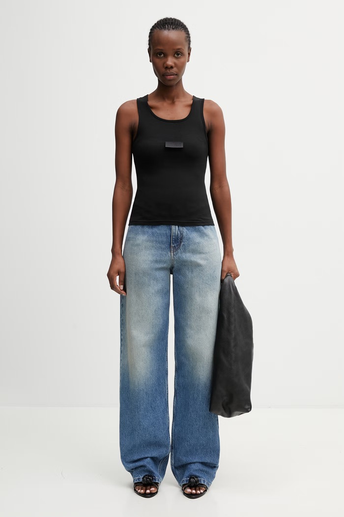 MM6 Maison Margiela top dámsky S52NL0075.M20054.900 čierna
