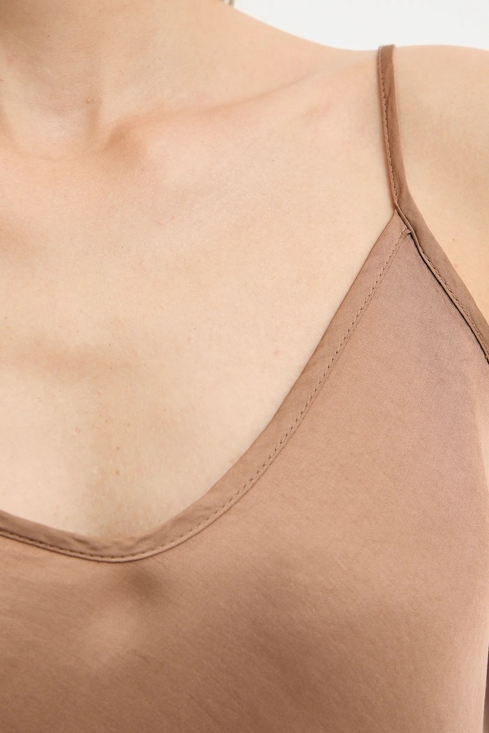 Top Fracomina FR26ST2033W41301 hnedá