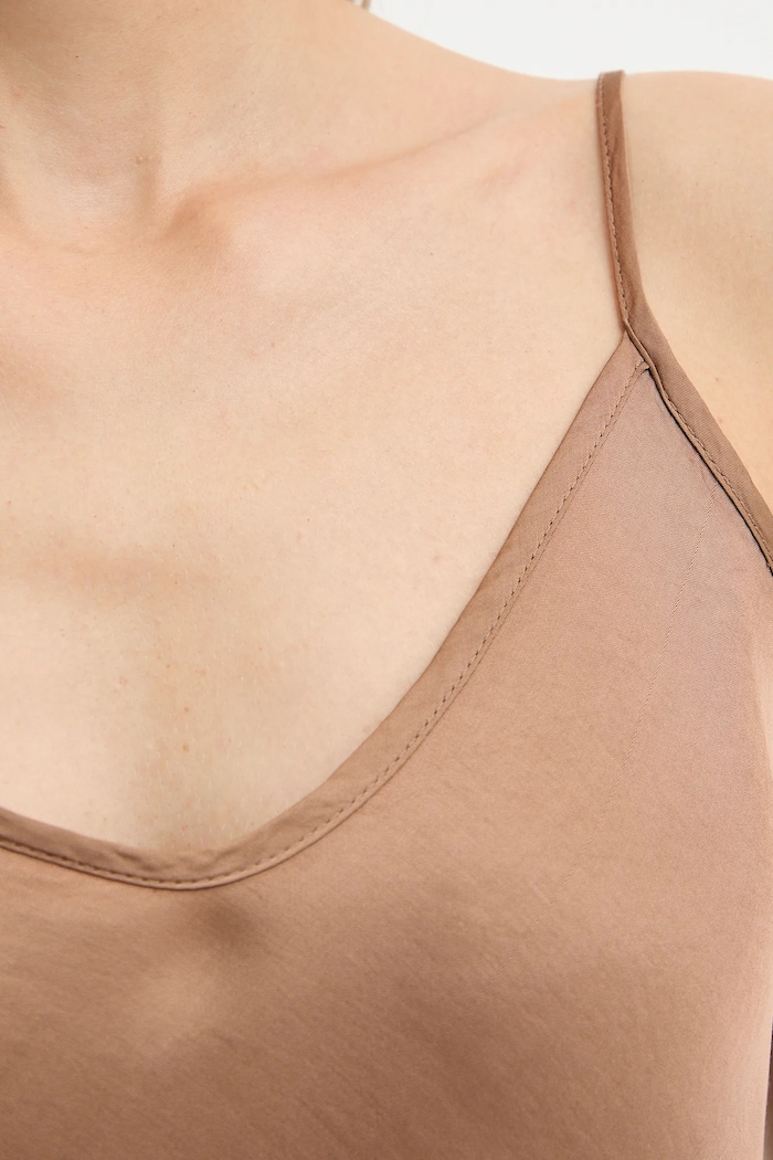 Top Fracomina FR26ST2033W41301 hnedá